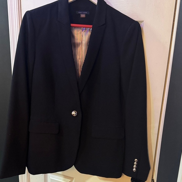 Tommy Hilfiger Classic Black Blazer - Picture 1 of 6